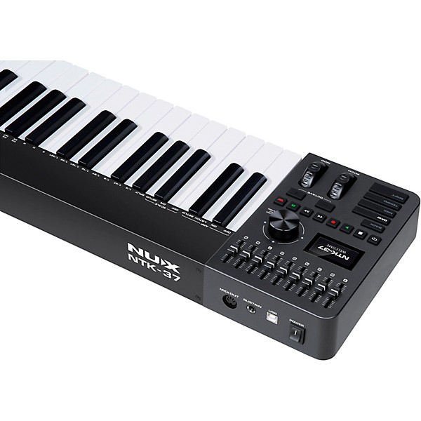 NUX NTK-37 MIDI Keyboard Controller Black