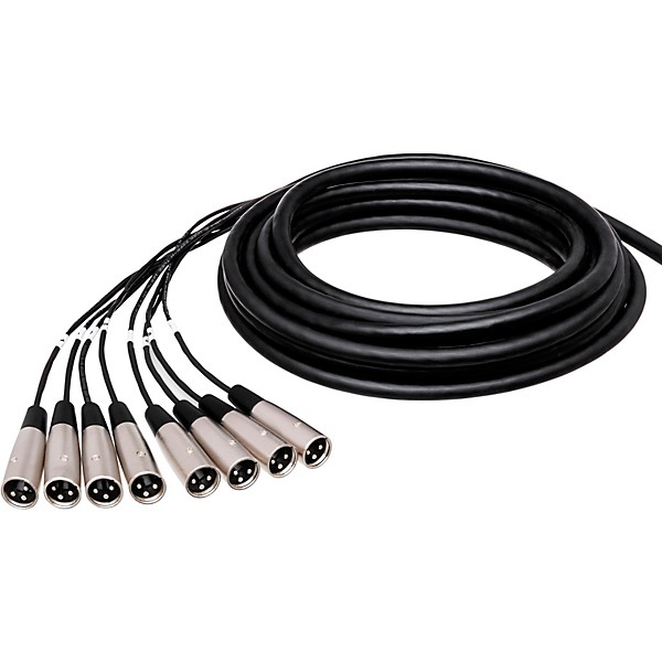 Hosa SH-8X0-50' Little Bro' Sub Snake 50 ft. Black