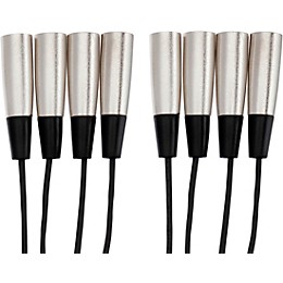 Hosa SH-8X0-50' Little Bro' Sub Snake 50 ft. Black