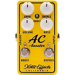 Xotic AC Booster V2 Effects Pedal Yellow | Guitar Center