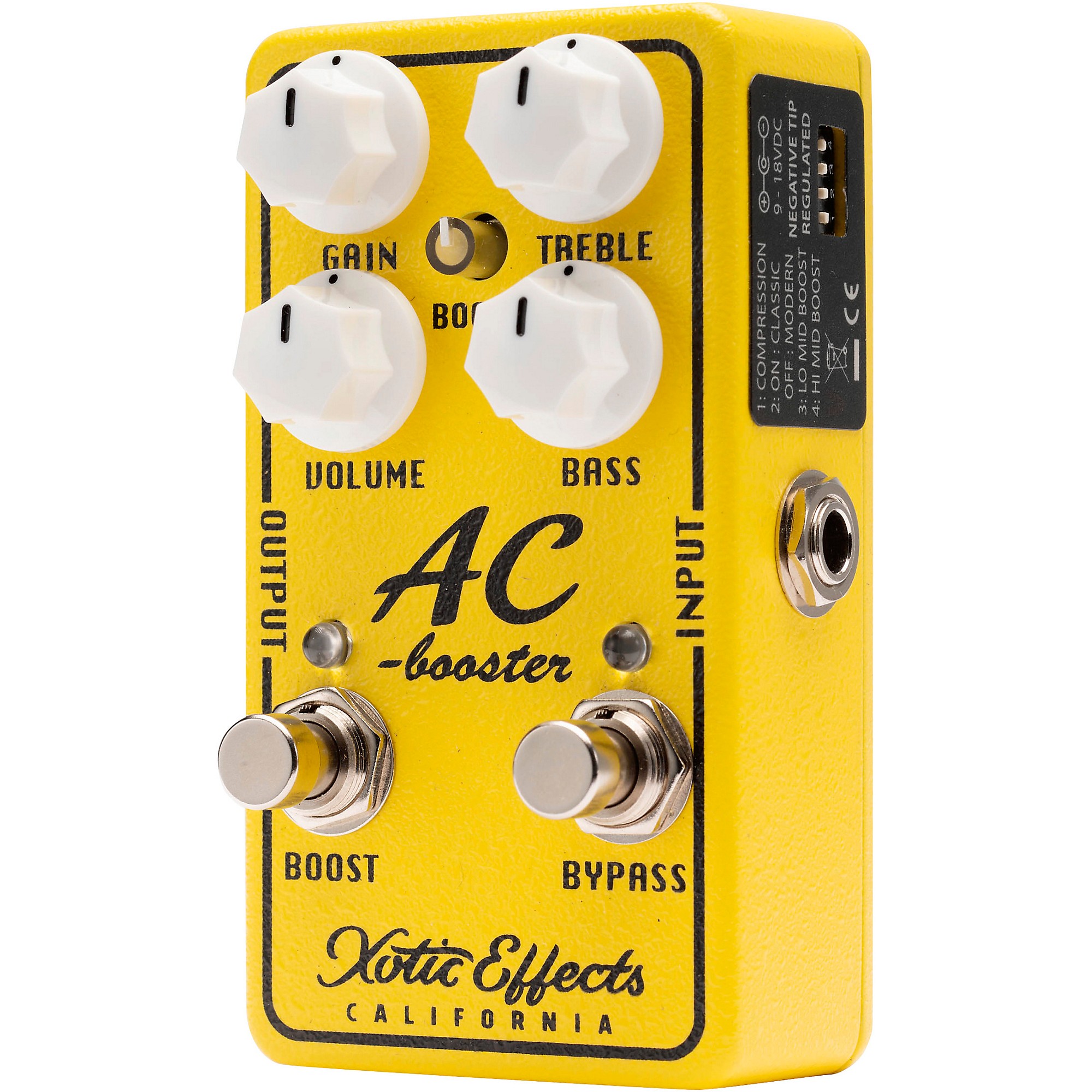 Xotic AC Booster V2 Effects Pedal Yellow | Guitar Center