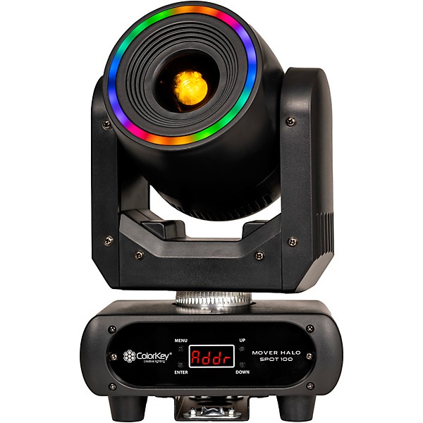 ColorKey Halo Spot 100 100W LED Moving Head Compact Spot with Halo 2-Pack Bundle with Carrying Bag