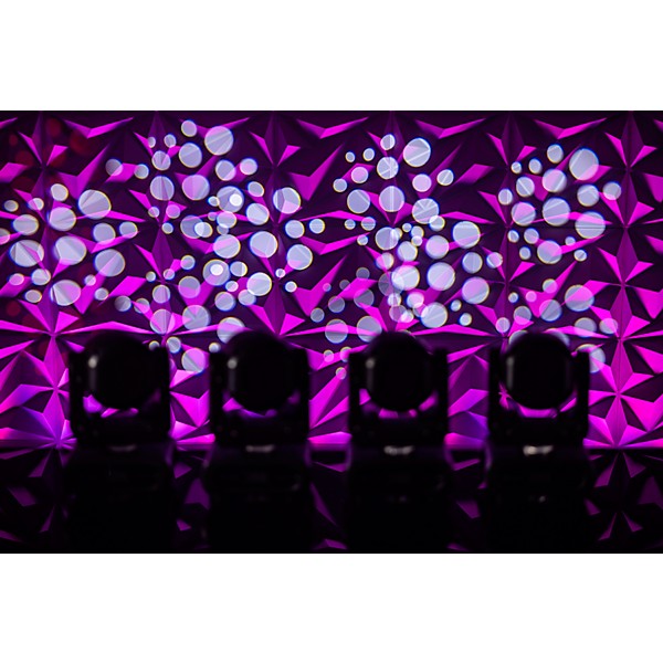 ColorKey Halo Spot 100 100W LED Moving Head Compact Spot with Halo 2-Pack Bundle with Carrying Bag