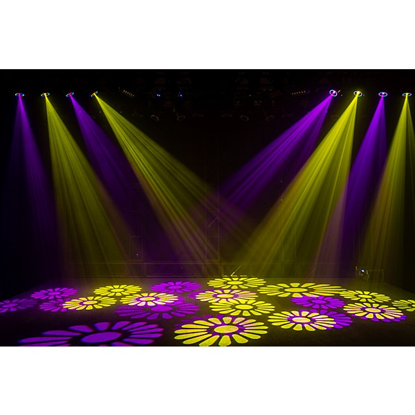 ColorKey Halo Spot 100 100W LED Moving Head Compact Spot with Halo 2-Pack Bundle with Carrying Bag