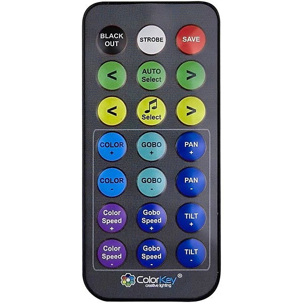 ColorKey Mobile Spot 50 Battery Powered 30W LED Moving Head Spot with Wireless DMX