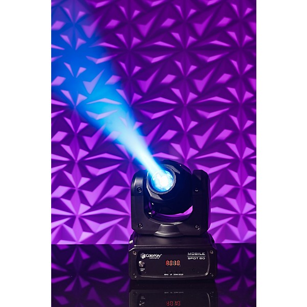 ColorKey Mobile Spot 50 Battery Powered 30W LED Moving Head Spot with Wireless DMX