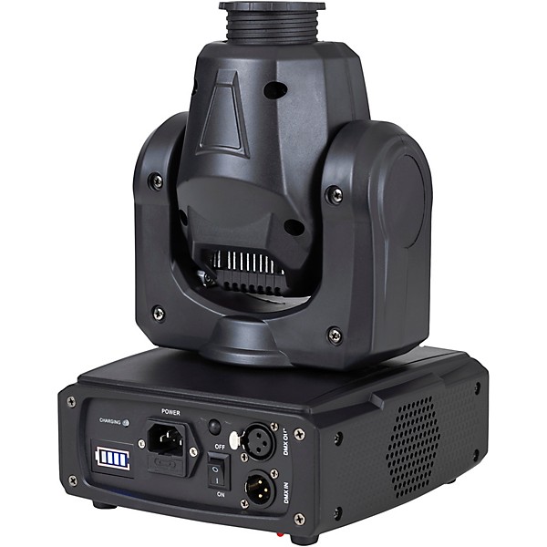 ColorKey Mobile Spot 50 Battery Powered 30W LED Moving Head Spot with Wireless DMX 2-Pack Bundle with Carrying Bag