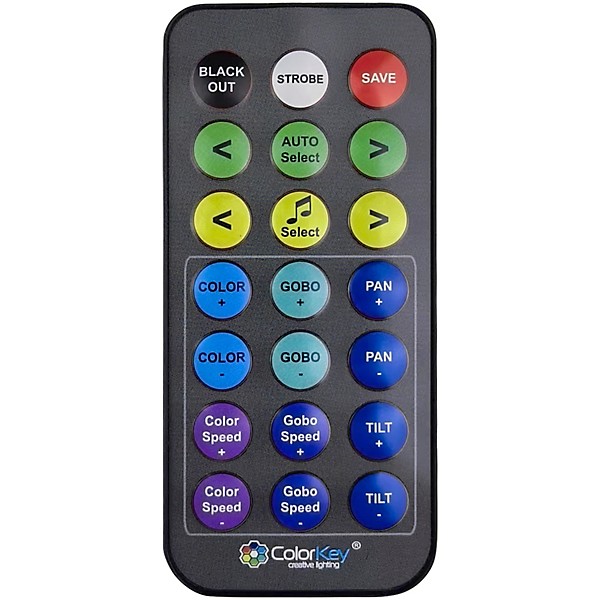 ColorKey Mobile Spot 50 Battery Powered 30W LED Moving Head Spot with Wireless DMX 2-Pack Bundle with Carrying Bag