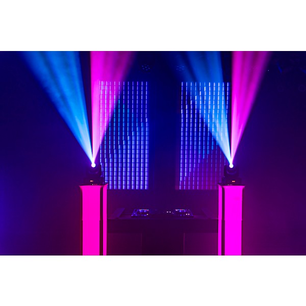 ColorKey Mobile Spot 50 Battery Powered 30W LED Moving Head Spot with Wireless DMX 2-Pack Bundle with Carrying Bag