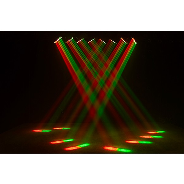 ColorKey GrooveBar FX 6 x 20W RGBW LED Moving Head FX with Infinite Bar Rotation, Pixel Control and Dual Halo Strips