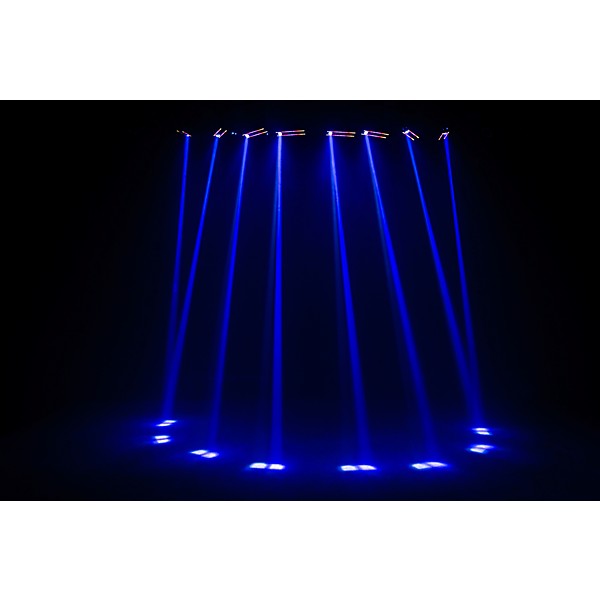 ColorKey GrooveBar FX 6 x 20W RGBW LED Moving Head FX with Infinite Bar Rotation, Pixel Control and Dual Halo Strips