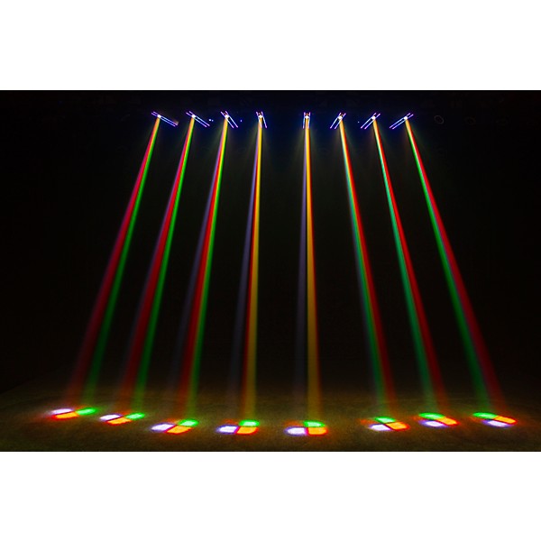 ColorKey GrooveBar FX 6 x 20W RGBW LED Moving Head FX with Infinite Bar Rotation, Pixel Control and Dual Halo Strips