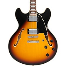 D'Angelico Premier DC Semi-Hollow Electric Guitar Dark Iced