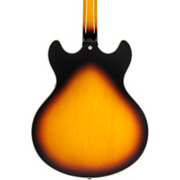 D'Angelico Premier DC Limited-Edition Semi-Hollow Electric Guitar Vintage Sunburst