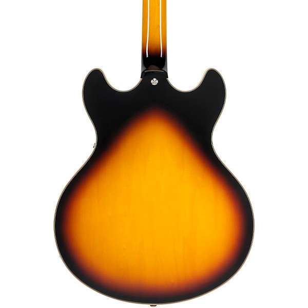 D'Angelico Premier DC Limited-Edition Semi-Hollow Electric Guitar Vintage Sunburst