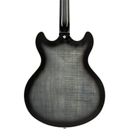 D'Angelico Premier DC Limited-Edition Semi-Hollow Electric Guitar Charcoal Burst