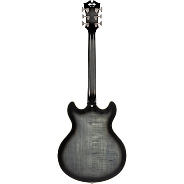 D'Angelico Premier DC Limited-Edition Semi-Hollow Electric Guitar Charcoal Burst