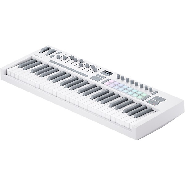 Open Box Novation Launchkey 49 MK4 Keyboard Controller Level 1 White