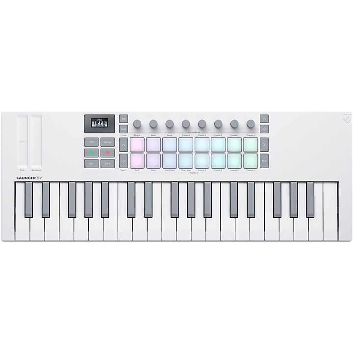 Novation Launchkey Mini 37 MK4 Keyboard Controller White | Guitar