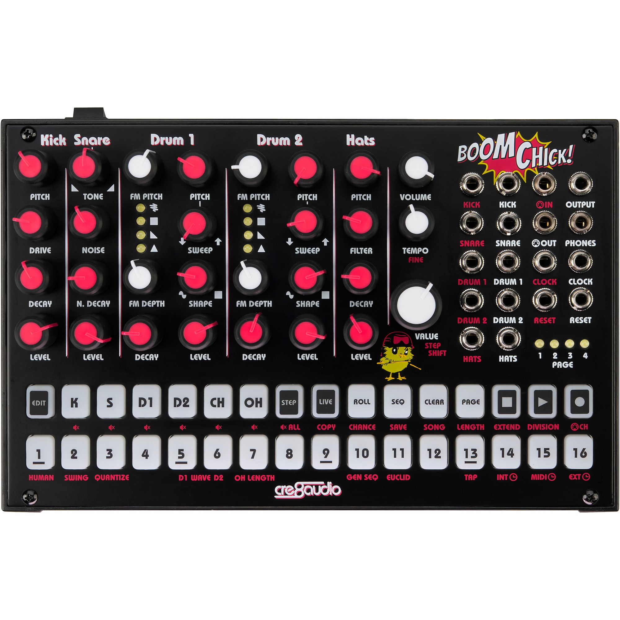 Cre8audio Boom Chick Pure Analog Drum Machine | Guitar Center