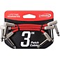 Livewire Braided Patch Cables 3-Pack 3 in. Scarlet Riff thumbnail