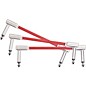 Livewire Braided Patch Cables 3-Pack 3 in. Scarlet Riff
