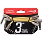 Livewire Braided Patch Cables 3-Pack 3 in. Brass Note thumbnail