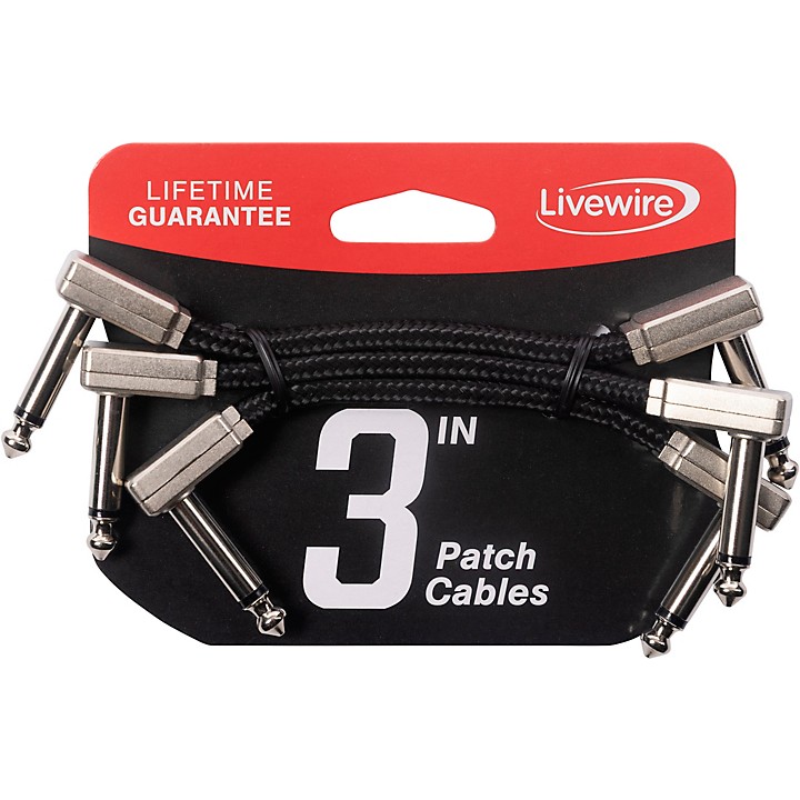 Livewire Braided Patch Cables 3-Pack
