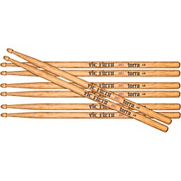 Vic Firth American Classic 5AT TerraTM Series Buy 3 Get 1 Free 5B Wood