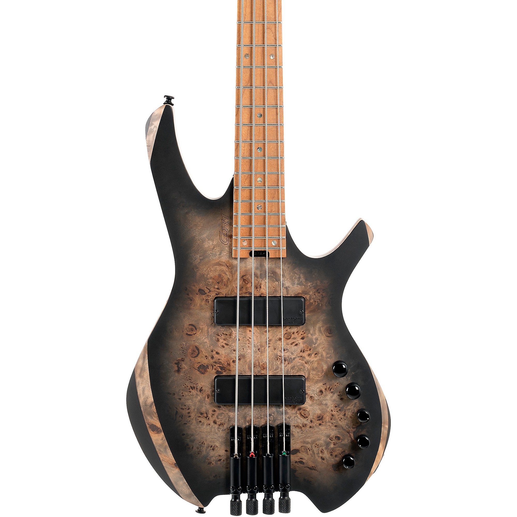 Cort Space 4 Artisan Headless Electric Bass Star Dust Black