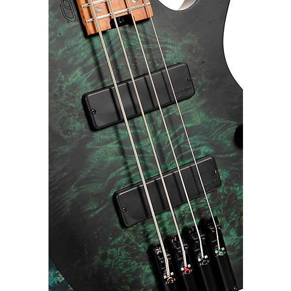 Cort Space 4 Artisan Headless Electric Bass Star Dust Green