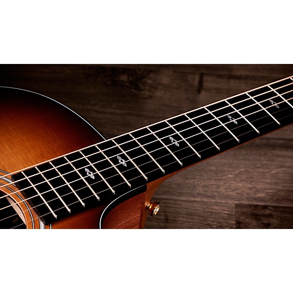 Taylor 114ce Sunset Blvd Grand Auditorium Acoustic-Electric Guitar Sunset Edgeburst