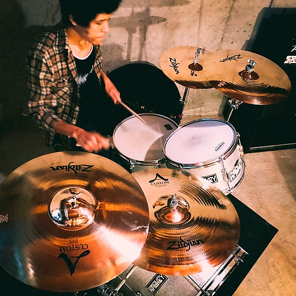 Zildjian A Custom Cymbal Pack With Free 18" A Custom Crash with Free Bag