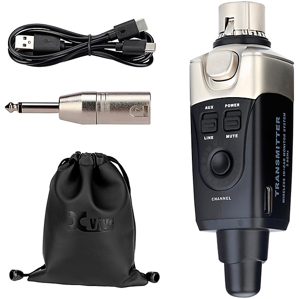 Xvive U45T Wireless In-Ear Monitor Transmitter - 5.8GHz, Black