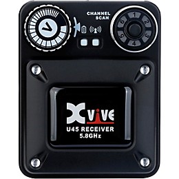 Xvive U45R Wireless In-Ear Monitor Receiver - 5.8GHz, Black
