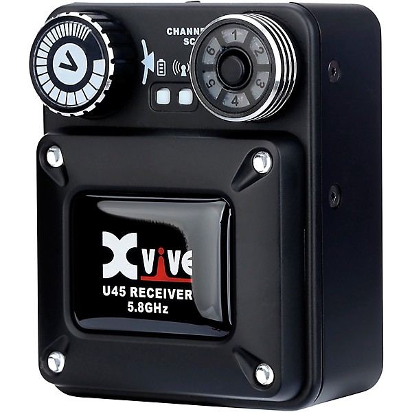 Xvive U45R Wireless In-Ear Monitor Receiver - 5.8GHz, Black