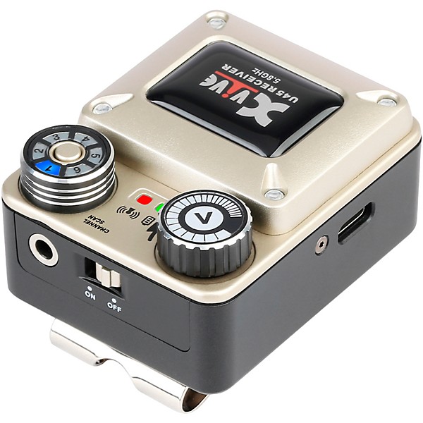 Xvive U45 In-Ear Wireless Monitor System With Transmitter and 2 Receivers (5.8 GHz) Gold