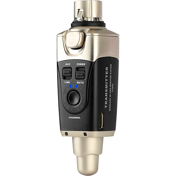 Xvive U45 In Ear Wireless System and T9 In Ear Monitors (5.8GHz) Gold