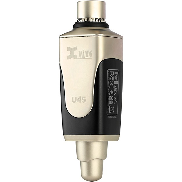 Xvive U45 In Ear Wireless System and T9 In Ear Monitors (5.8GHz) Gold