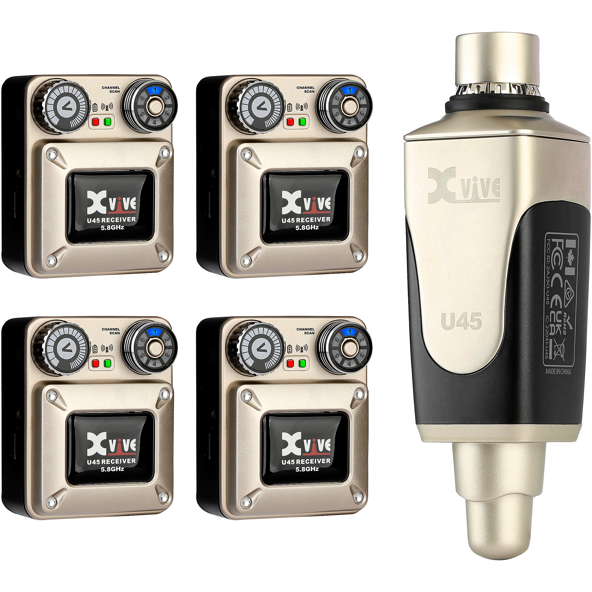 Xvive U45 In-Ear Wireless Monitor System With Transmitter