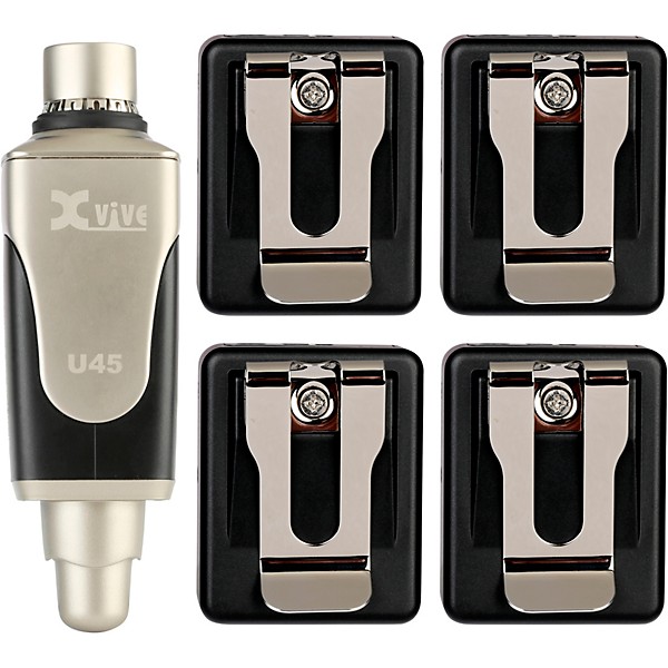 Open Box Xvive U45 In-Ear Wireless Monitor System With Transmitter and 4 Receivers (5.8 GHz) Level 1  Gold