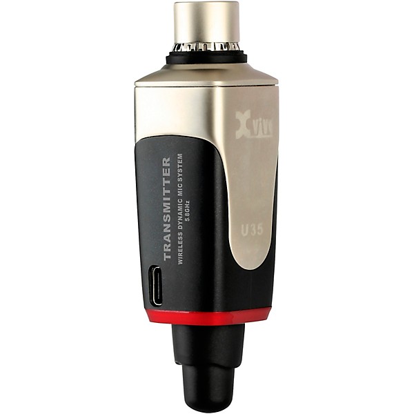 Xvive U35 Dynamic Microphone Wireless System Transmitter Only (5.8GHz) Gold
