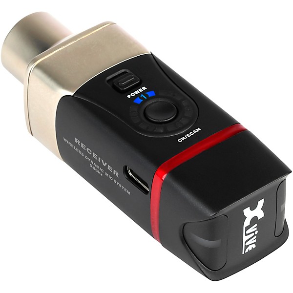 Xvive U35 Dynamic Microphone Wireless System Receiver Only (5.8GHz) Gold