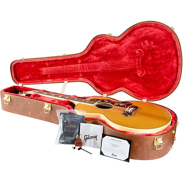 Gibson Dealer Select SJ-200 Thermal Red Spruce Acoustic-Electric Guitar - Antique Natural