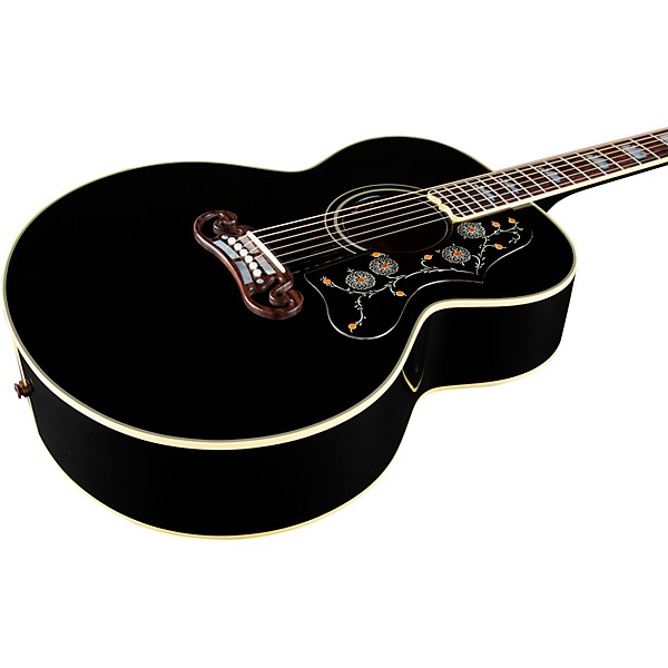 Gibson Dealer Select SJ-200 Original Acoustic-Electric Guitar - Ebony