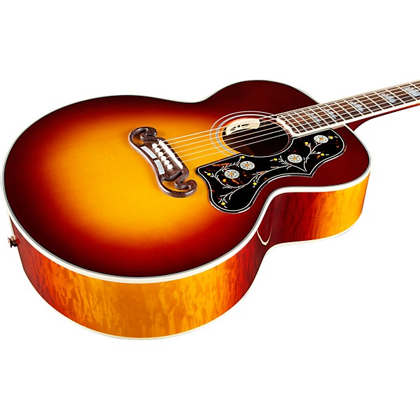 Gibson Dealer Select SJ-200 Standard 5A Flamed Maple Acoustic-Electric Guitar - Autumn Burst