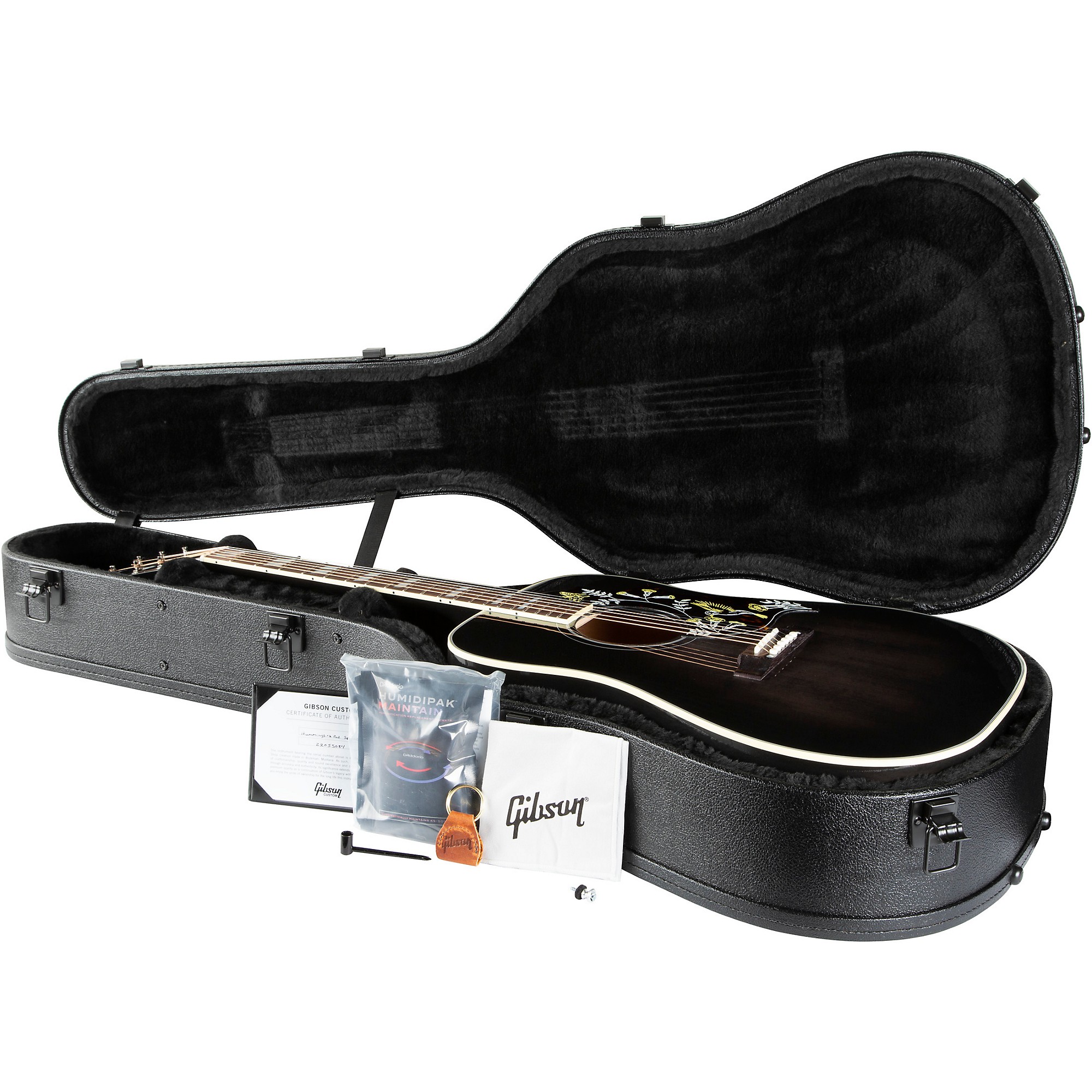 Platinum Gibson Dealer Select Hummingbird Standard Red Spruce