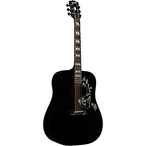 Gibson Dealer Select Hummingbird Standard Blackout Acoustic-Electric Guitar - Ebony