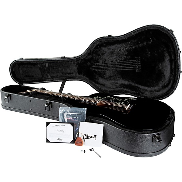 Gibson Dealer Select Hummingbird Standard Blackout Acoustic-Electric Guitar - Ebony