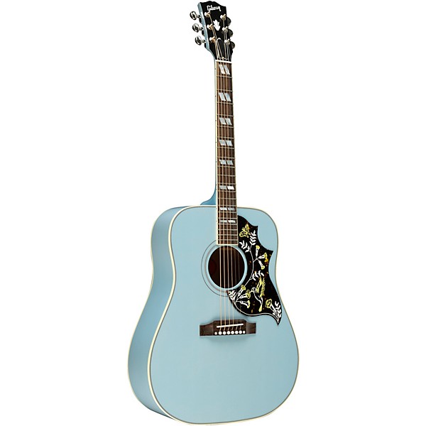 Gibson Dealer Select Hummingbird Bearclaw Acoustic-Electric Guitar - Sky Blue